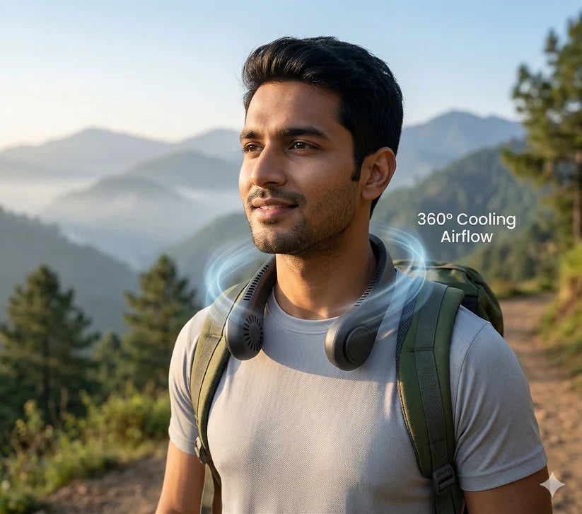 Rechargeable Hanging Neck Fan